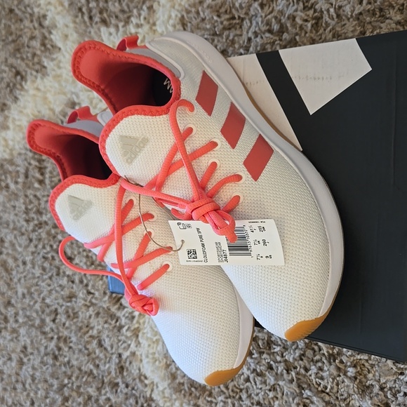 adidas Shoes - adidas Women's White and Pink Sneakers- I have removed the tags